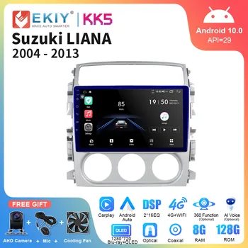 EKIY KK5 Для Suzuki Liana 2004-2013 Android Радио Стерео Автомобильный Мультимедийный Плеер QLED GPS Навигация CarPlay Без 2din Головного устройства
