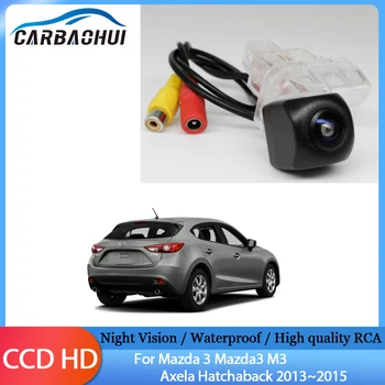 Камера заднего Вида Full HD CCD Ночного Видения Резервная Парковочная Камера Для Mazda 3 Mazda3 M3 Axela Hatchaback 2013 2014 2015
