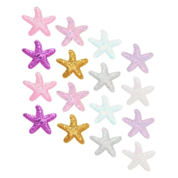Заколки в виде морских звезд, мини-заколки для волос с блестками, аксессуары для девочек 8-12 лет