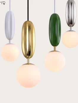 Роскошные минималистичные подвесные светильники Cream Wind, светодиодные современные светильники для декора гостиной, кухонного островка, прикроватной тумбочки в спальне, кабинета