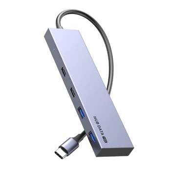 16FB 4 Порта Эффективный USB C Адаптер 10 Гбит/с C Концентратор для Ноутбука USB C к USB C Разветвителю