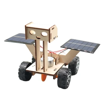 Мини-Солнечный Автомобиль DIY Соберите Игрушечный Набор STEM Science Kits Игрушка DIY Модели Транспортных Средств На Солнечных Батареях для Студента-Учителя