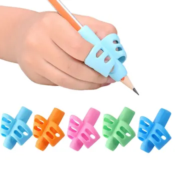 Ручки для карандашей, ручки-стержни, ручка-держатель, ручка для детей, симпатичный тренажер для письма, ручка для коррекции осанки, держатель для пальцев