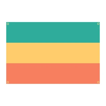 Альтернативный Пансексуальный Флаг Размером 3x5 Футов с Радужным Включительным Флагом