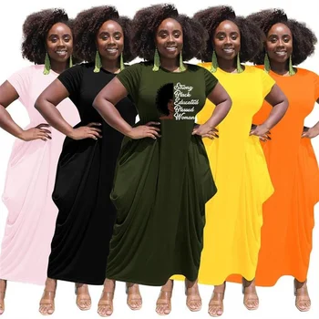 2022 Sexy Girl Y2K Макси Африканские платья Женское Богемное вечернее платье Женское Тонкое Готическое Женское модное платье-халат с круглым вырезом