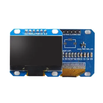 SPI 0,96-дюймовый желто-синий двухцветный Белый синий OLED-модуль 128*64 с ЖК-экраном MP3 Heltec