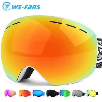 Лыжные очки PHMAX, Мужские Очки для сноуборда, Женские Зимние солнцезащитные очки для снега на открытом воздухе, двухслойные лыжные очки с защитой от запотевания UV400