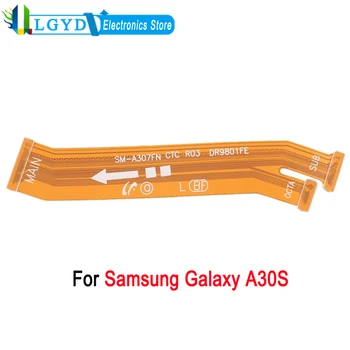 Разъем материнской платы Гибкий Кабель Для Samsung Galaxy A30S SM-A307 Замена Кабеля Материнской платы Запасная Часть