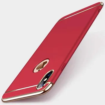Роскошное Покрытие 3 в 1 Чехол Для телефона iPhone Xr X Xs Max 8 7 6 6s Plus PC Жесткий Чехол Для iPhone 14 13 12 11 Pro Max 12 Mini Case
