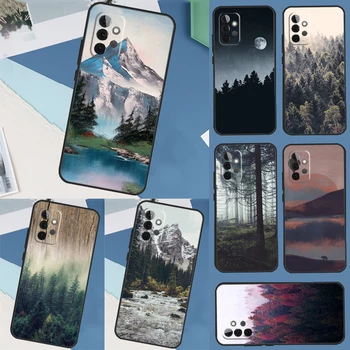 Природа Лес Гора Чехол Для телефона Samsung Galaxy A13 A23 A33 A53 A73 A14 A34 A54 A12 A32 A52 A51 A71 Чехол