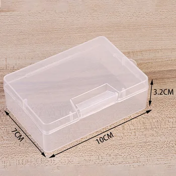 Организационный ящик для хранения Прозрачной пластиковой косметики, Аппаратных частей, футляра, контейнера, прозрачного пылезащитного с пластиковым замком