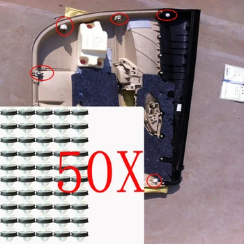 50X Клипсы Для Крепления Карт Внутренней Отделки Автомобиля На Дверной Панели Peugeot 1007 5008 Expert Partner 6991Y8