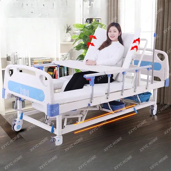 Кровать для кормящих, бытовая многофункциональная койка для пациентов с параличом, Медицинская больничная койка для пожилых людей, переворачивающаяся Медицинская кровать с ручным подъемом с
