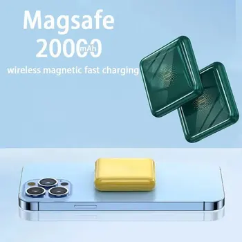Mini Magsafe Power Bank 20000 мАч Компактный портативный мобильный телефон Внешний источник питания Беспроводная быстрая зарядка Магнитный блок питания