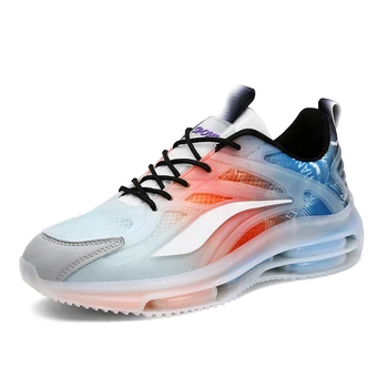 Мужские теннисные спортивные кроссовки, модная обувь для тренировок, легкая дышащая обувь, износостойкая амортизирующая обувь, плюс размер 47