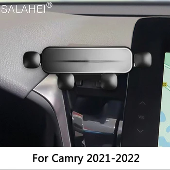 Автомобильный Держатель Мобильного Телефона Gravity Для Toyota Camry XV70 2018 2019 2020 2021 2022 GPS Подставка Навигационный Кронштейн Аксессуары Для Интерьера