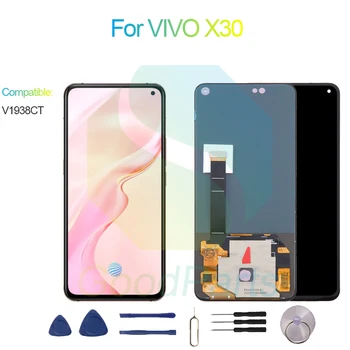 Для VIVO X30 Замена экрана дисплея 2400 *1080 V1938CT Для VIVO X30 Сенсорный ЖК-дигитайзер