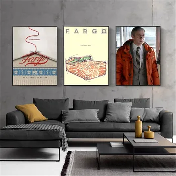 Шелковый плакат из винтажного фильма Fargo, бумага для бара Kraft Club, винтажный плакат, настенная живопись, спальня, кабинет, Большие размеры