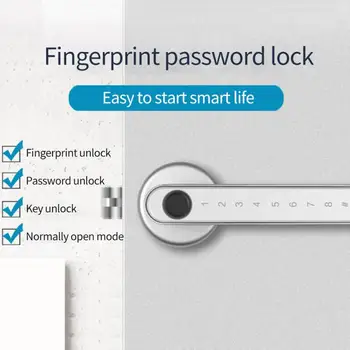 TTlock Умный дверной замок с паролем по отпечатку пальца, поддержка блокировки ручки Bluetooth, приложение для дистанционного управления, работа с TTlock Gateway G2