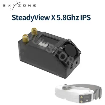 Skyzone SteadyView X Модуль приемника с IPS-экраном с частотой 5,8 ГГц, управление колесом, высокочувствительный приемник для радиоуправляемой модели FPV-дрона