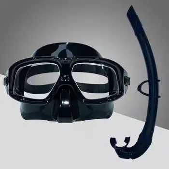Маска для дайвинга с зеркалом для свободного плавания с противотуманными линзами высокой четкости, маска для подводного плавания с маской для подводного плавания