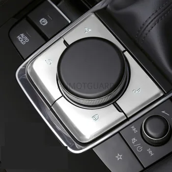 Для Mazda 3 Axela 2020 LHD автомобильный салон ручной тормоз стояночный тормоз Мультимедийная кнопка крышка рамка отделка наклейки молдинги