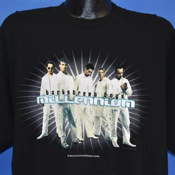 90-е Backstreet Boys Обложка альбома Millennium Boy Band 1999 футболка очень большого размера