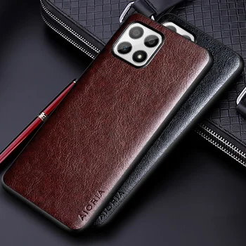 Роскошный чехол из искусственной кожи для Huawei Honor X30i coque с деловым однотонным дизайном, чехол для телефона honor x30i case funda capa