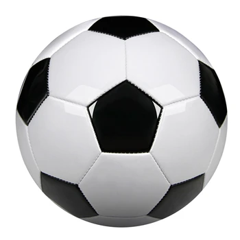 Размер 5 Профессиональные тренировочные футбольные мячи из искусственной кожи, черные, белые футбольные мячи, тренировочные мячи для команды по забиванию голов