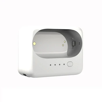 Цельнометаллический чехол для зарядки многофункциональной камеры Butler External Battery белого цвета для модуля зарядки камеры для большого пальца Insta360 GO3