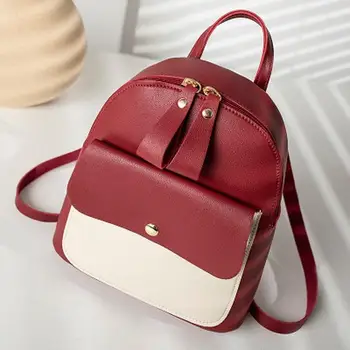 2023 Новая японская и корейская модная цветная универсальная маленькая квадратная сумка через плечо Ручной рюкзак