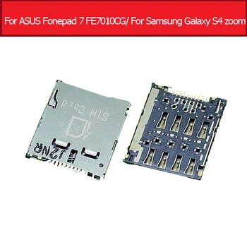 Разъем для sim-карты Samsung Galaxy S4 zoom C101 и I8730 Адаптер для чтения sim-карт ASUS Fonepad 7 K004 FE7010CG Лоток для sim-карты