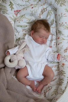 NPK 18-дюймовый новорожденный Кукла Розали Реборн премиум-класса с 3D-кожей ручной работы, коллекционная художественная кукла высшего качества