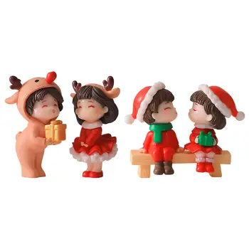 2 Рождественских фигурки пары, игрушка 