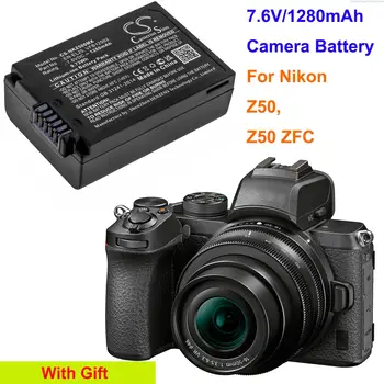 Аккумулятор для камеры Cameron Sino емкостью 1280 мАч EN-EL25, VFB12502 для Nikon Z50, Z50 ZFC