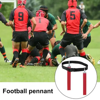 Мягкие ремни для футбола с флагом Премиум-класса, регулируемые ремни для футбола с флагом яркого цвета, мягкие износостойкие спортивные принадлежности для широкого использования