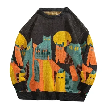 Теплый модный пуловер с длинным рукавом, трикотаж, Осенне-зимняя одежда, Свитер, флис, мужские высококачественные топы, Вязаные свитера, Джемпер