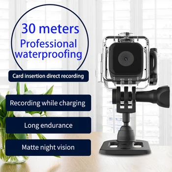 инфракрасная камера ночного видения высокой четкости 1080p, уличная водонепроницаемая мини-спортивная DV-камера, портативный автомобильный рекордер
