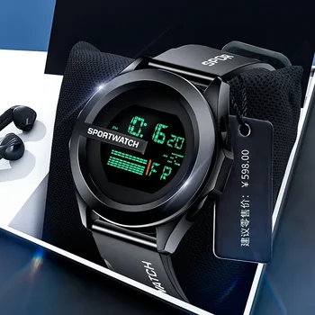 Модные Новые Мужские Электронные Часы Scientific Trend G Cool Противоударные Часы На Открытом Воздухе Светящиеся Спортивные Студенческие Цифровые Наручные Часы