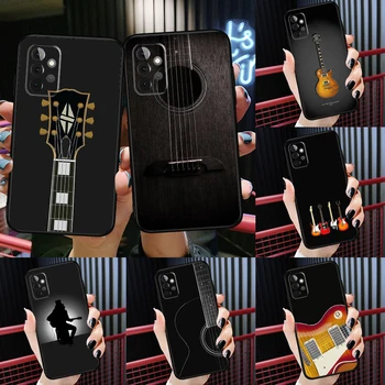 Винтажный Музыкальный Чехол для Гитары Samsung Galaxy A32 A12 A42 A52 A72 A21S A03S A20S A40 A50 A70 A51 A71 Задняя крышка