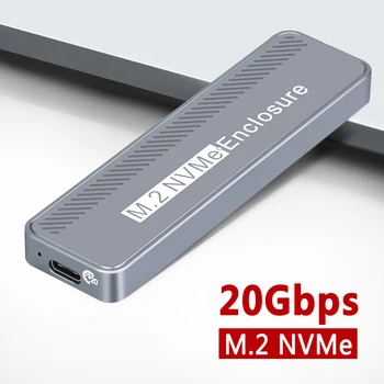 USB3.2 M.2 NVMe SSD Корпус 20 Гбит/с M.2 NVME SSD Корпус Type-C M2 PCIE SSD Корпус адаптер Для M.2 NVME 2230 2242 2260 2280 SSD