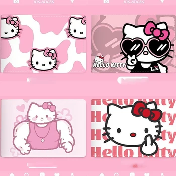 Sanrio Kawaii Новый чехол для водительских прав Hello Kitty Kuromi Pochacco с мультяшными карточками Рождественские подарки для девочек