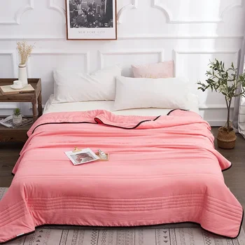 Одеяло, кондиционер, Стеганое одеяло, летнее Охлаждающее одеяло для кровати, Утяжеленные одеяла для горячих спящих Взрослых и детей, домашняя кровать для пары