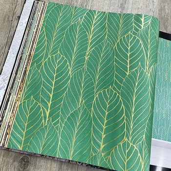 Обои в стиле пальмовых листьев в Юго-Восточной Азии, тропическое зеленое растение, обои из пальмового дерева для фона гостиной, стен спальни
