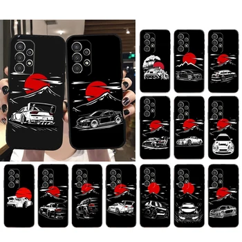 Япония JDM Спортивные Автомобили Чехол для телефона Samsung Galaxy Galaxy A73 A13 A14 A32 A71 A33 A52 A53 A72 A51 A22 A23 A34 A54