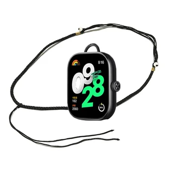 Кожаное ожерелье своими руками для Redmi Watch 4, держатель для подвески на шнурке, Аксессуары для браслета Xiaomi Redmi Watch 4.