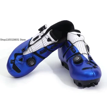Велосипедная обувь Мужские кроссовки Профессиональная обувь для верховой езды с поворотными пряжками Запатентованная Новая Спортивная Велосипедная обувь