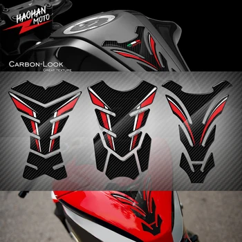 Для Suzuki V-Strom 250 650 1000 1000XT 3D защитная наклейка для бака мотоцикла в виде карбона