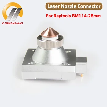 Разъем сопла Carmanhaas Laser TRA для Raytools BM114 Плоская лазерная режущая головка 28 мм Сопла в сборе