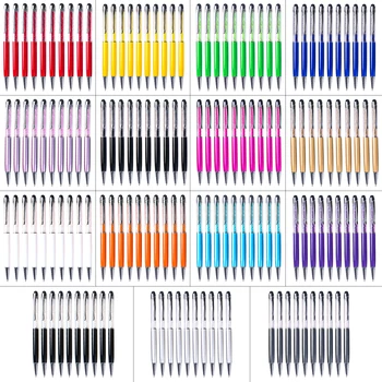 10шт Стилусные Сенсорные Ручки Шариковая Ручка Для Подписи Реквизит Инструмент Для Письма
